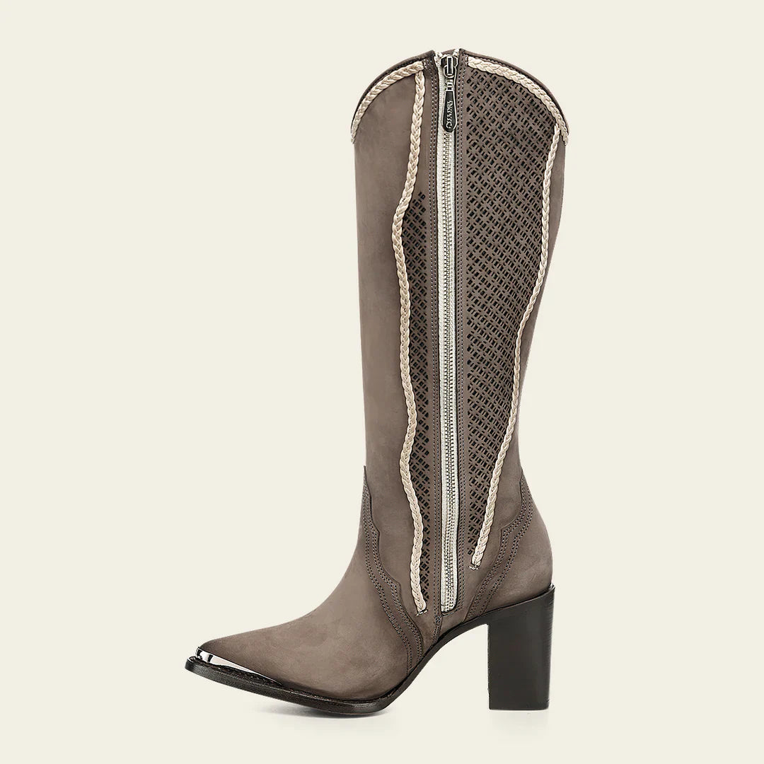 CC335 CUADRA WOMEN'S GENUINE CALFSKIN BOOT GREY