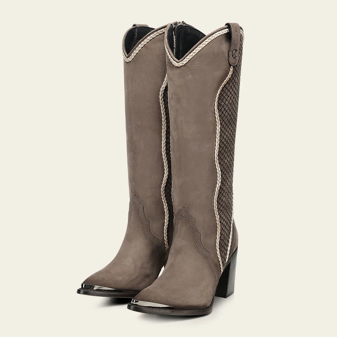 CC335 CUADRA WOMEN'S GENUINE CALFSKIN BOOT GREY