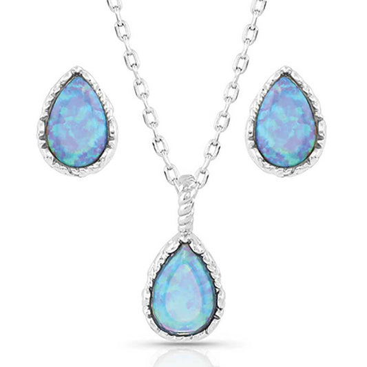 JS5116 Captivating Teardrop Jewelry Set