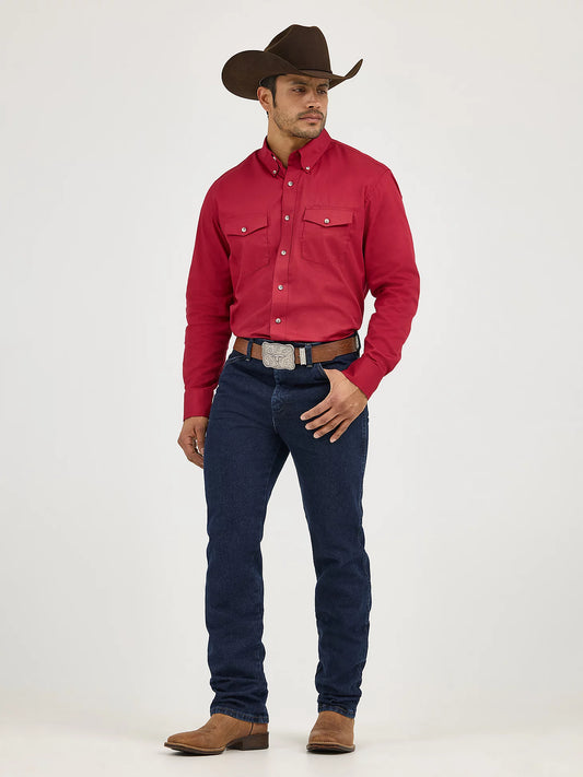 MP3522R Painted Desert Long Sleeve Button Down Lightweight Solid Twill Shirt
