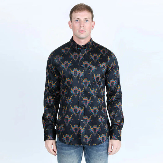 CWL9573 MENS SHIRT LEGENDARY AZTEC BLACK
