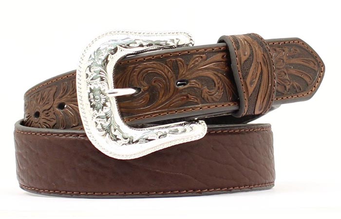 N2438902 Nocona Brown Bullhide Belt