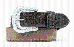 N2438844 Nocona Men's Belt Medium Brown Distressed