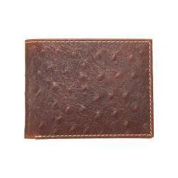 N500050602 NOCONA MENS BIFOLD STYLE WALLET OSTRICH