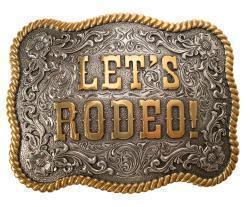 37956 NOCONA MENS BUCKLE RECTANGLE LET'S RODEO