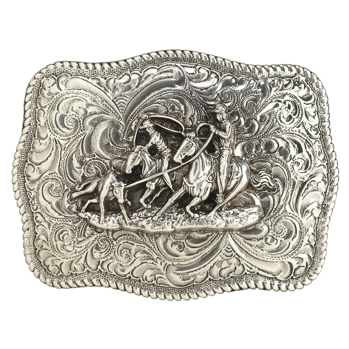 3700012 NOCONA MENS BUCKLE RECTANGLE TEAM ROPER