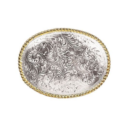 37220 NOCONA MENS OVAL SCROLLED BUCLE