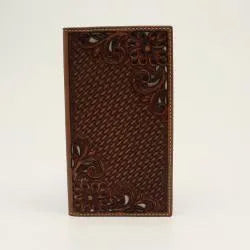 N500014002 NOCONA RODEO BASKET WEAVE FLORAL BROWN