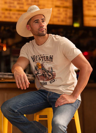 BU21T06784  ORIGINAL WESTERN DENIM  CO GRAPHIC TEE