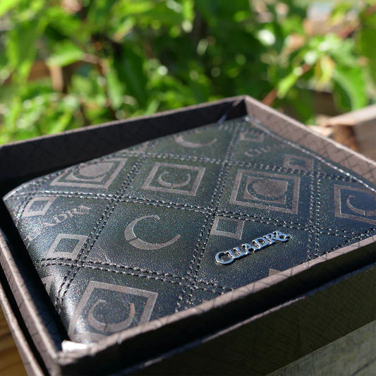 DU335 STICHING WALLET BLACK CUADRA