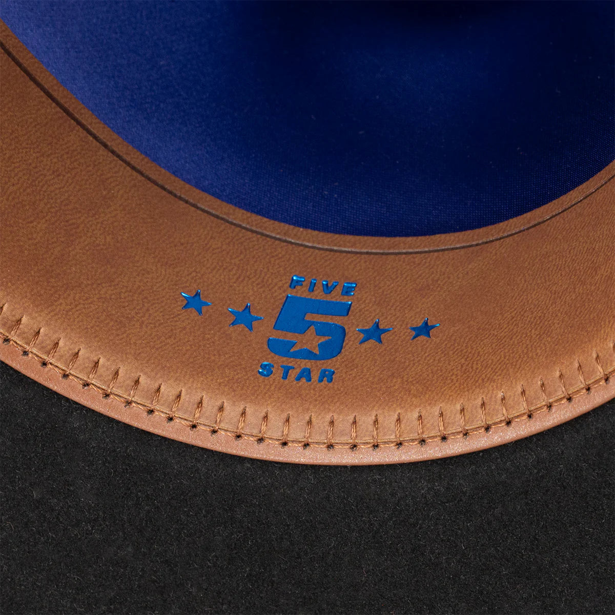 5X FIVE STAR COWBOY HAT BLACK RFFVST-RB4207