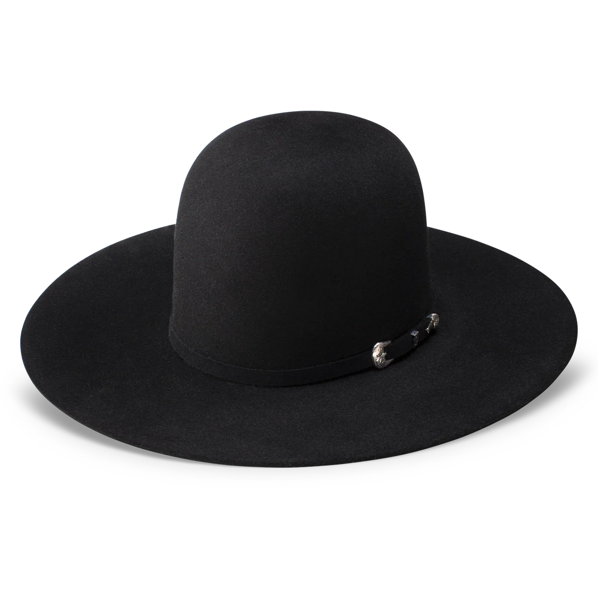 6X MIDNIGHT OPEN CROWN COWBOY HAT RESISTOL [RFMDNT-164207]