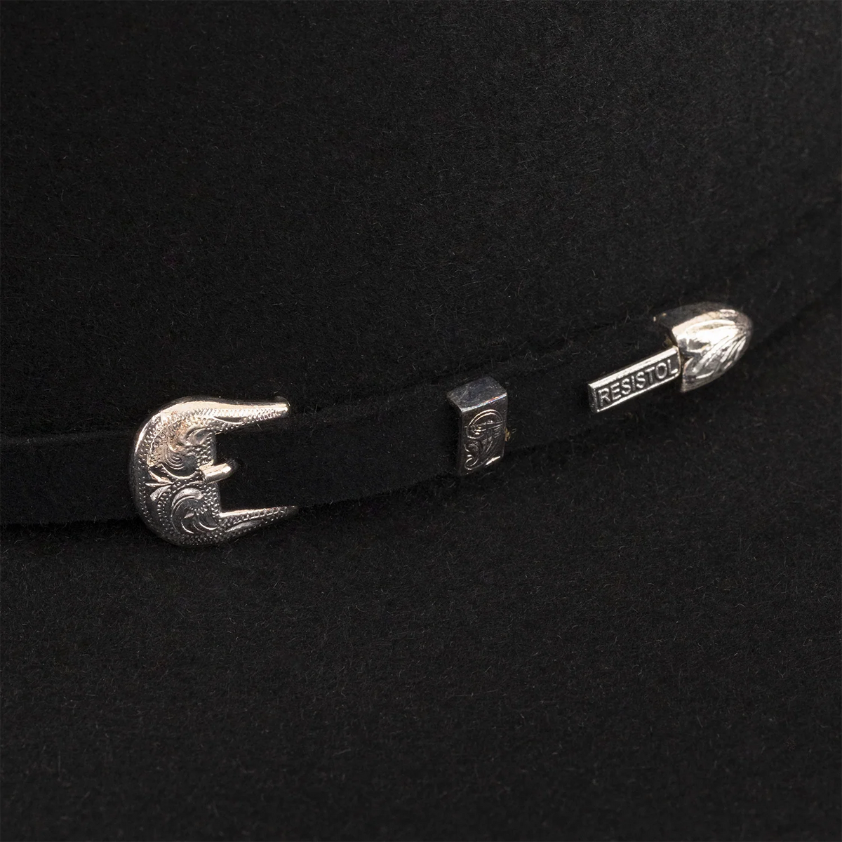 6X MIDNIGHT OPEN CROWN COWBOY HAT RESISTOL [RFMDNT-164207]