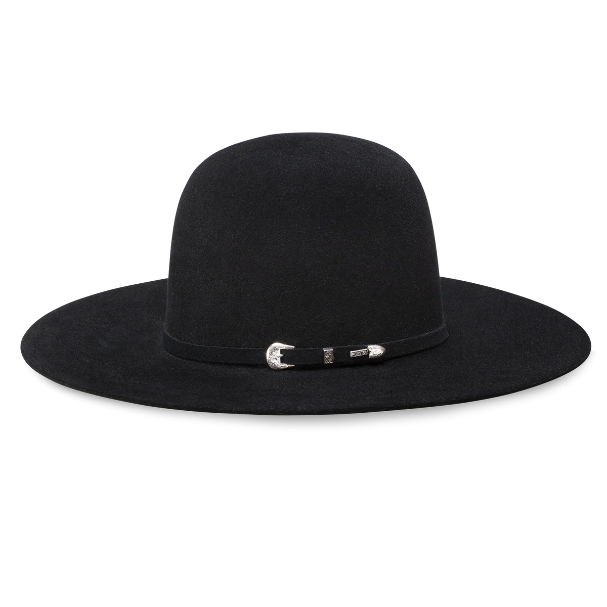 6X MIDNIGHT OPEN CROWN COWBOY HAT RESISTOL [RFMDNT-164207]