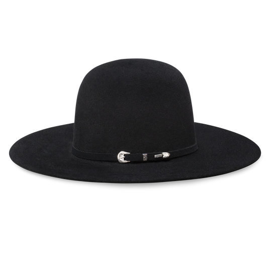 6X MIDNIGHT OPEN CROWN COWBOY HAT RESISTOL [RFMDNT-164207]