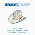 RSQH60463408167 7X Quarter Horse Cowboy Hat