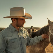 1000 EVILLA DE ORO BRIM 3-1/2" STRAW COWBOY HAT