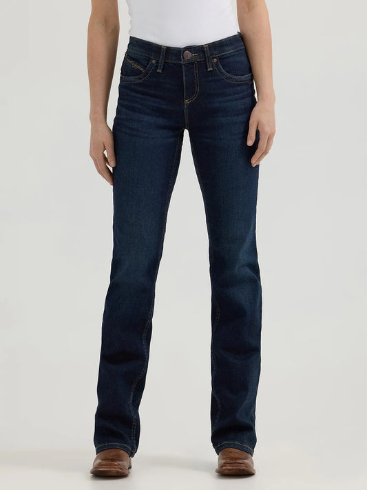 WRQ20VA Women's Wrangler Ultimate Riding Jean Q-Baby Mid-Rise Bootcut