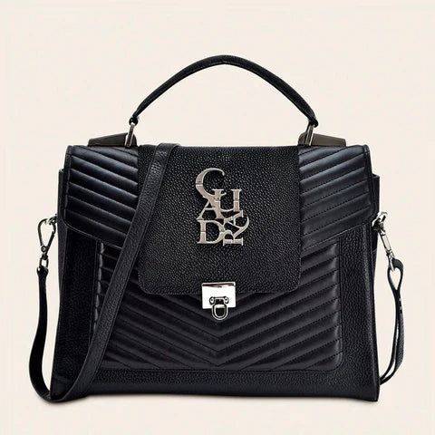 DU678 BLACK STINGRAY EMBROIDERY BAG MANTARRAYA
