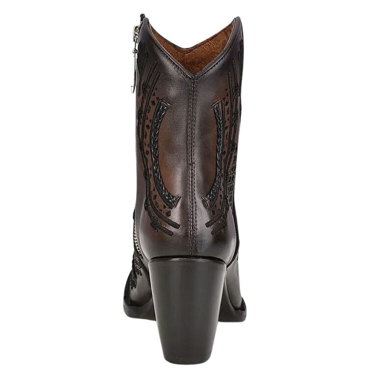 CU635 3F91RS LD EMBROIDERY BOOT-MAPLE