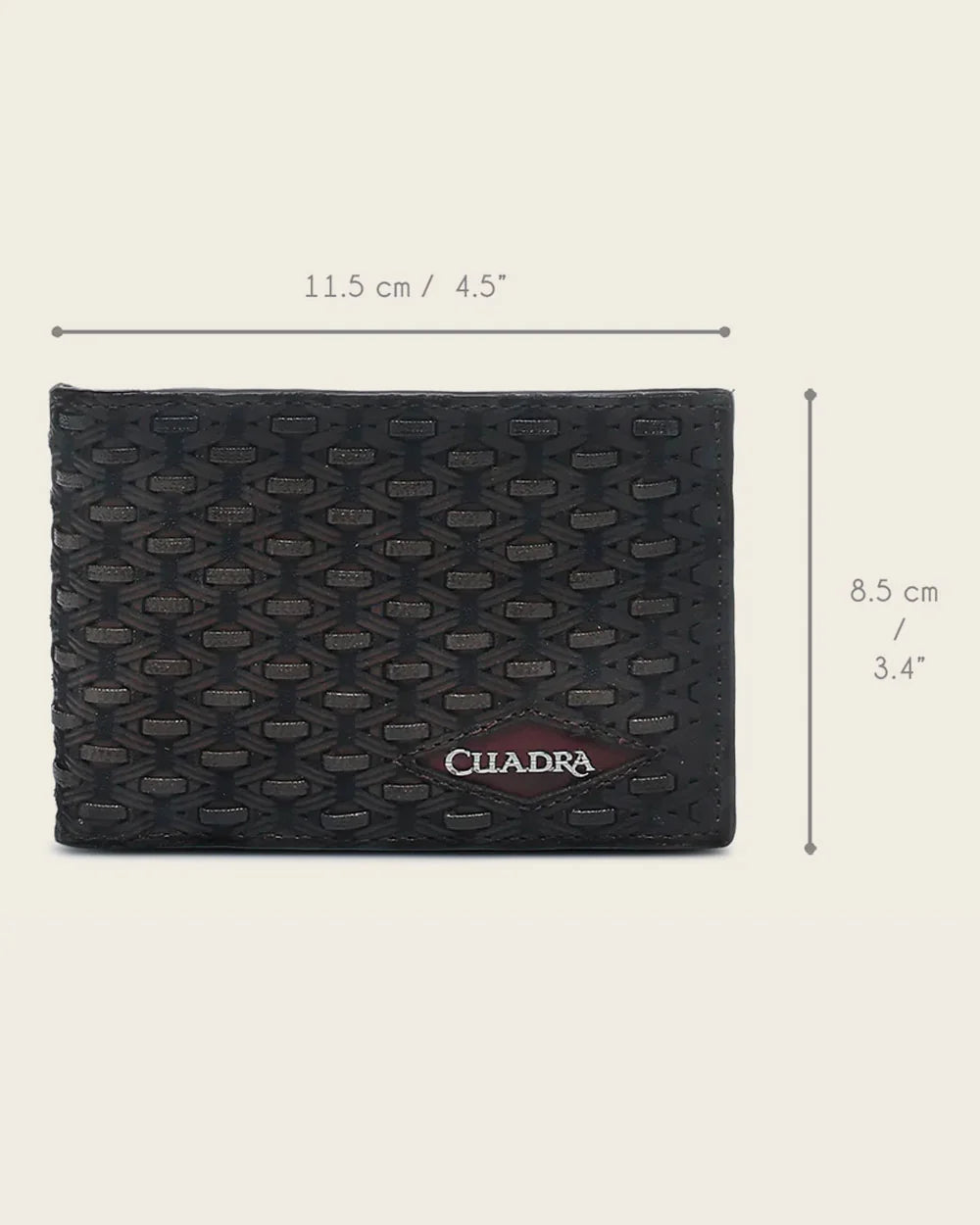 DU703 HONEY INTERWOVEN WALLET