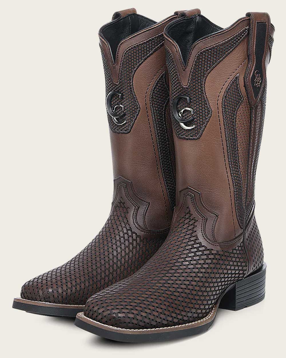 CU984 CUADRA HONEY SQUARE TOE BOOTS