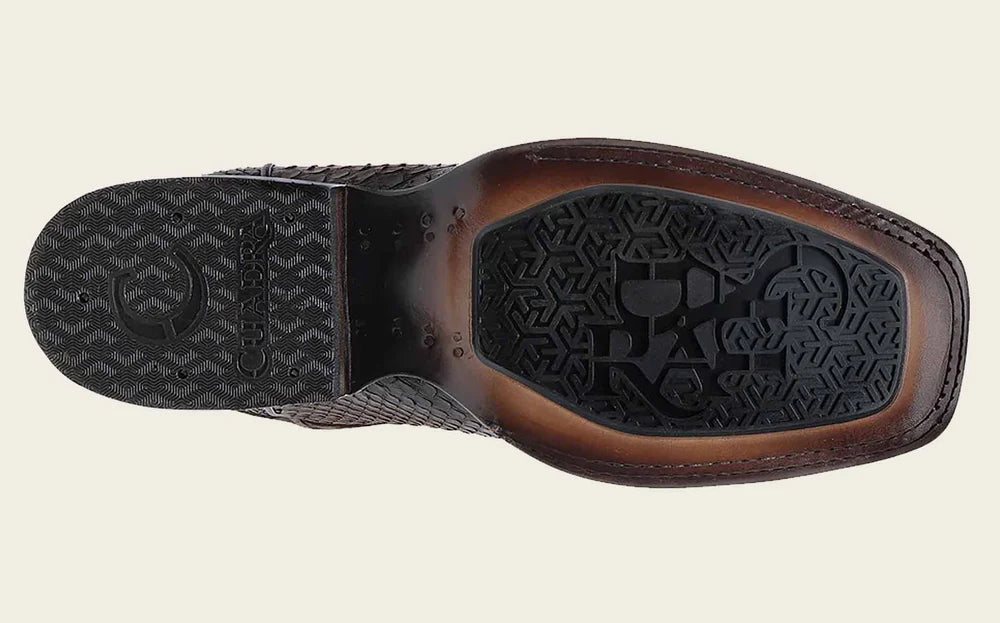 CC287 WESTERN RODEO HONEY PYTHON BOOT
