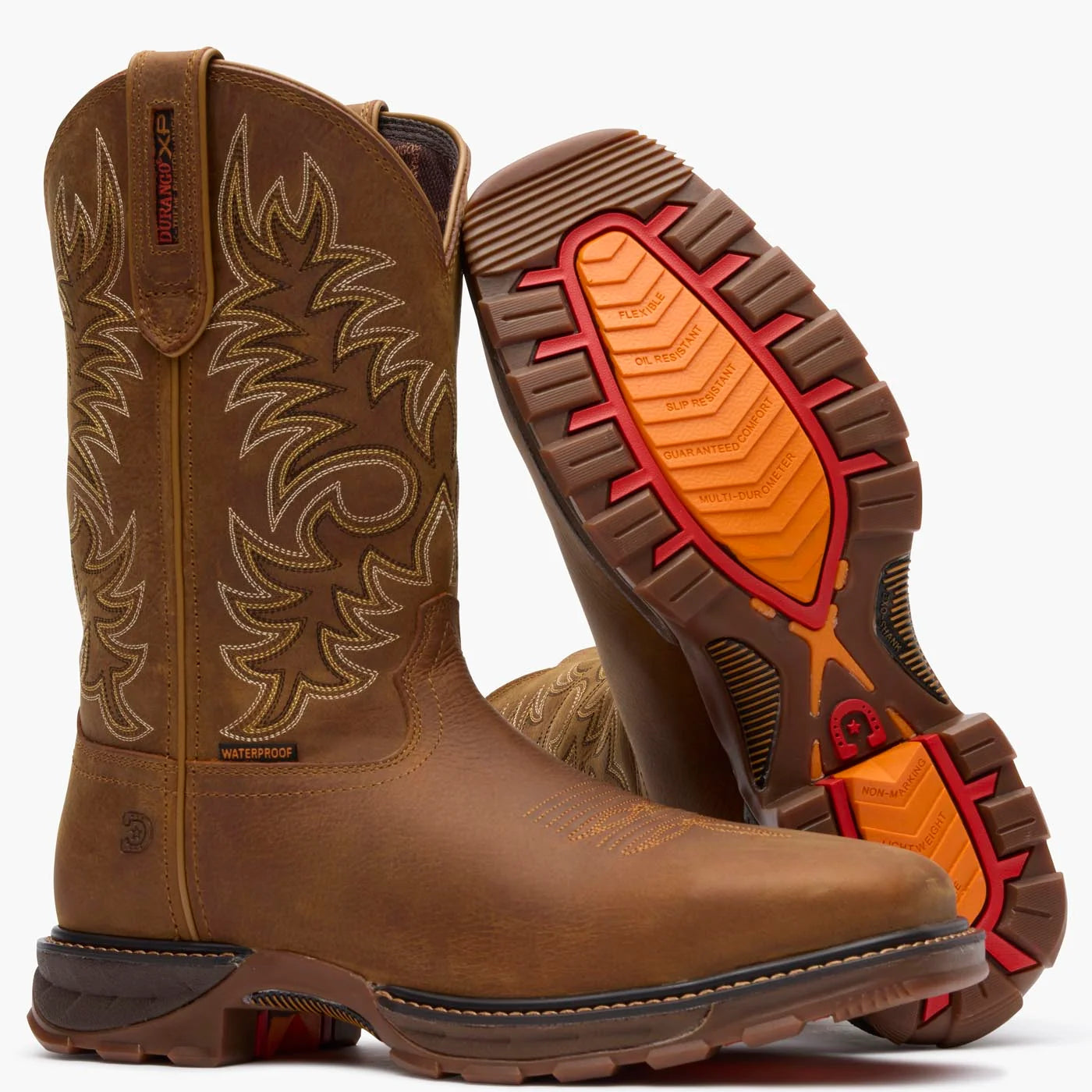DDB0545 DURANGO MAVERICK XP WATERPROOF STEEL TOE WORK BOOT