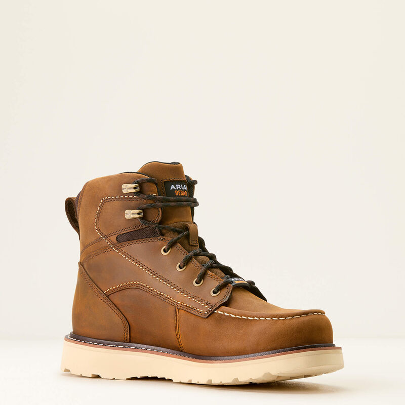 10053614 REBAR WEDGE MOC TOE WATERPROOF WORK BOOTS