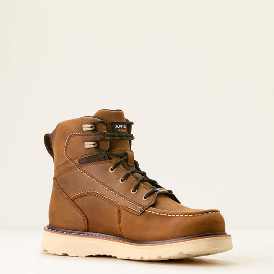 10053614 REBAR WEDGE MOC TOE WATERPROOF WORK BOOTS
