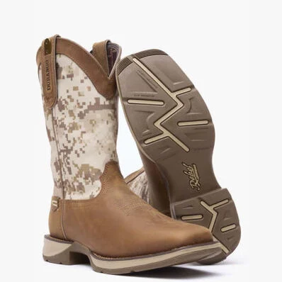 DDB0166 DURANGO DESERT CAMO PULL ON-BROWN/CAMO BOOTS