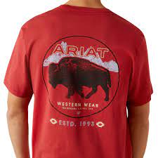 10062419 MNS Ariat Patriot Buffalo Coin T-Shirt