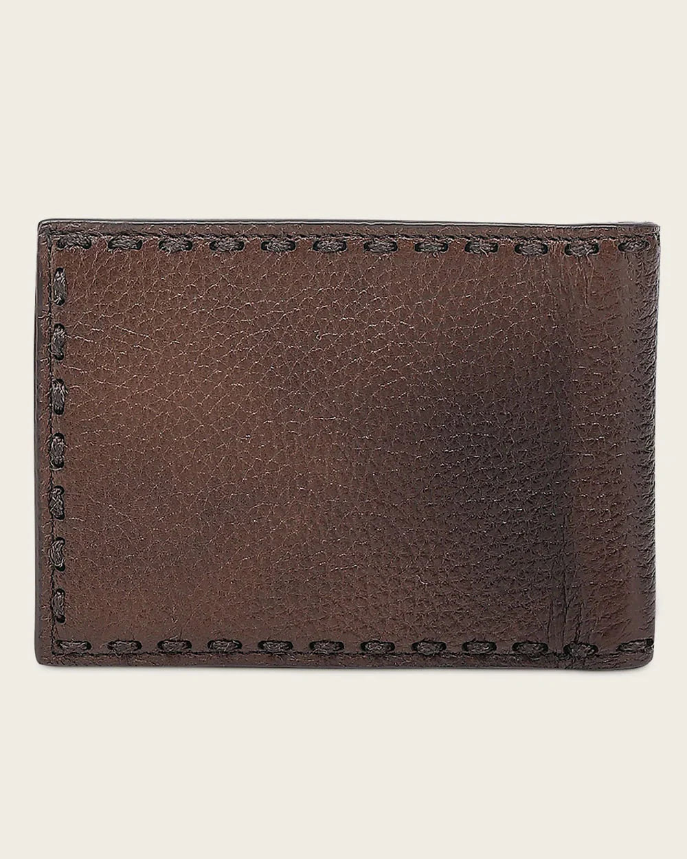 DU721 LUXURY HONEY BIFOLD WALLET IN GENUINE ITALIAN DEER AND BOVINE LEATHER CUADRA