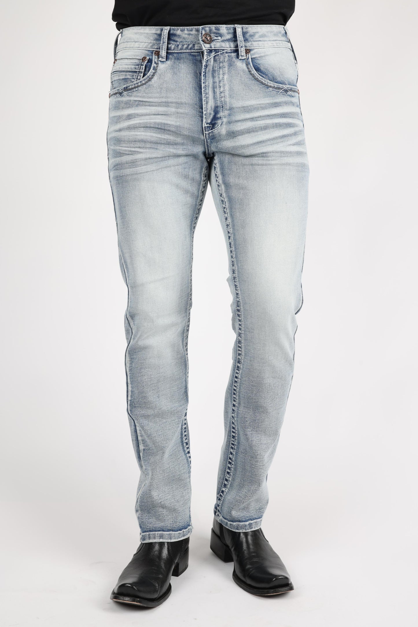 CBJ9888 HOLT LIGHT BLUE BOOT CUT JEANS