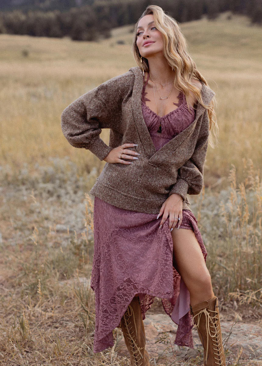 RAVYN DRESS IN ORCHID