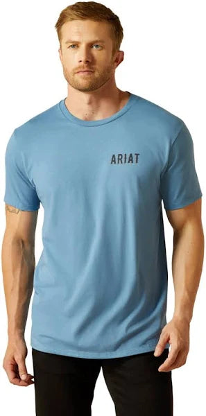 10062421 MNS Ariat Blazing Saddle T-Shirt
