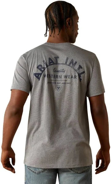 10062413 MNS Ariat Iron Ranch Arch T-Shirt