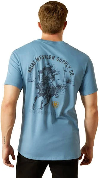 10062421 MNS Ariat Blazing Saddle T-Shirt