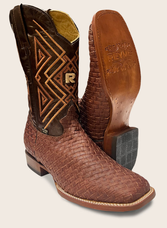 REYME WOVEN BOOTS SHEDRON